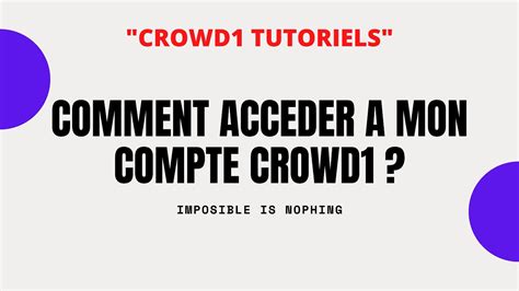 crowd1 mon compte.